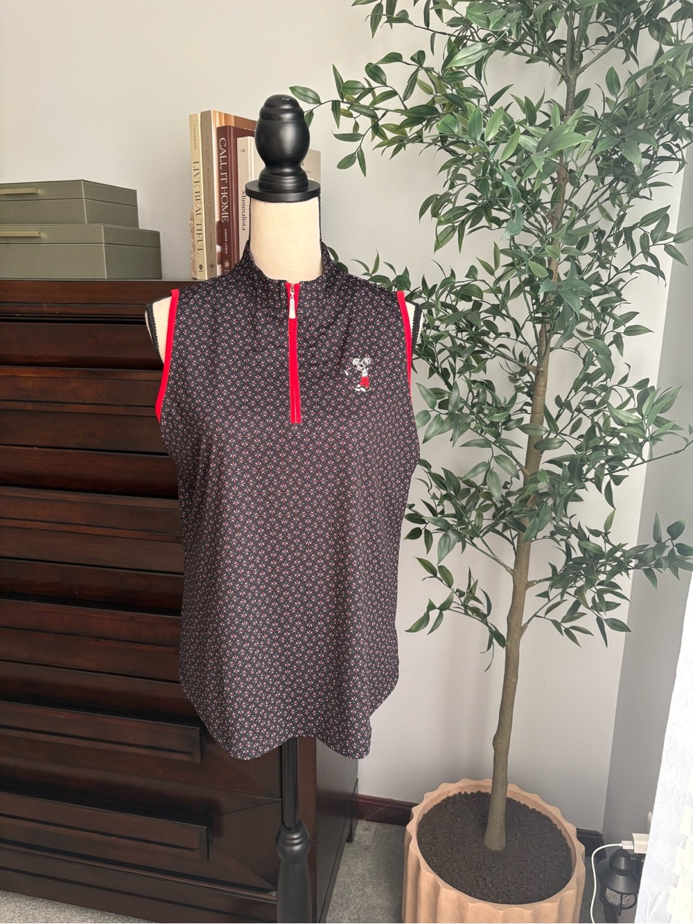 Sport Haley Golf Tank Top With Mickey Mouse